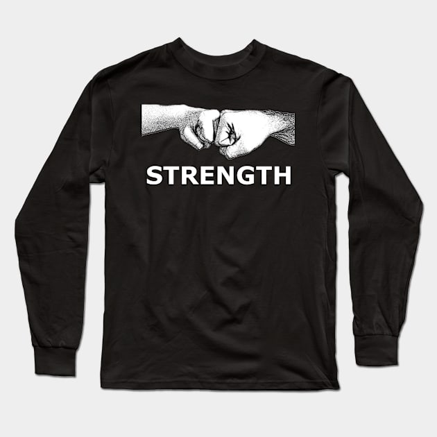 strength Long Sleeve T-Shirt by Context